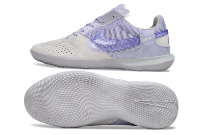 Unisex Nike Street Gato IC Indoor & Futsal Low-Tops Football Shoes - Purple/Lavender Mist/Silvery Gray