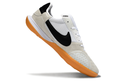 Unisex Nike Street Gato IC Indoor & Futsal Low-Tops Football Shoes - White/Black/Orange