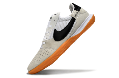 Unisex Nike Street Gato IC Indoor & Futsal Low-Tops Football Shoes - White/Black/Orange