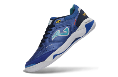 Men's Joma Top Flex IC Indoor & Futsal Low-Tops Football Shoes - Blue/Aqua Blue/Cobalt Blue