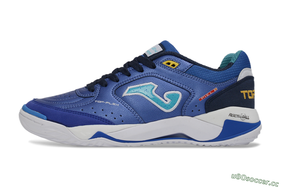 Men's Joma Top Flex IC Indoor & Futsal Low-Tops Football Shoes - Blue/Aqua Blue/Cobalt Blue 0