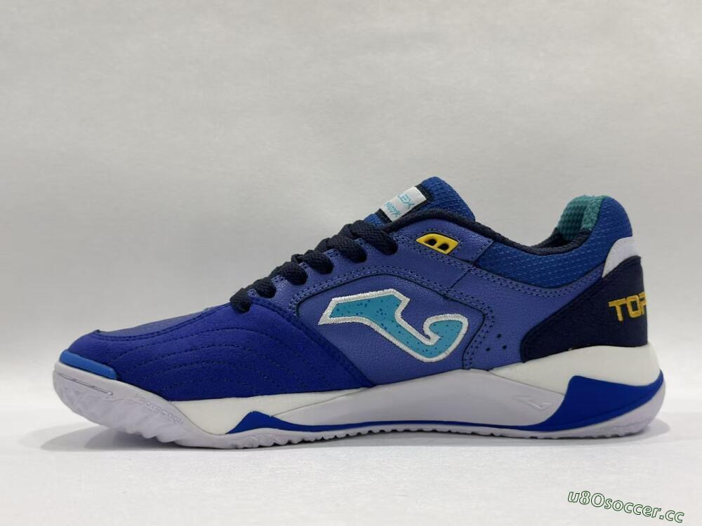 Men's Joma Top Flex IC Indoor & Futsal Low-Tops Football Shoes - Blue/Aqua Blue/Cobalt Blue