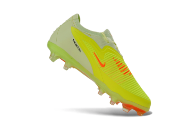 Kids Nike Phantom 6 Elite Low FG Firm Ground Low-Tops Football Boots - Yellow/Neon Green/Fluorescent Orange