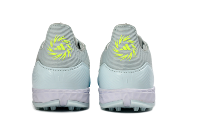 Unisex Adidas F50 Pro TF Artificial Turf Low-Tops Football Shoes - Blue/Aqua Blue/Neon Yellow