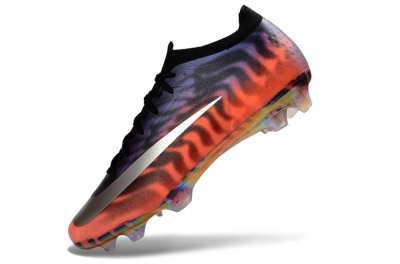 Unisex Nike Air Zoom Mercurial Vapor 16 Elite FG Firm Ground Low-Tops Football Boots - Orange/Fiery Sunset/Abyssal Blue
