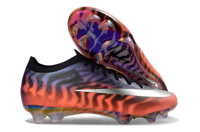 Unisex Nike Air Zoom Mercurial Vapor 16 Elite FG Firm Ground Low-Tops Football Boots - Orange/Fiery Sunset/Abyssal Blue