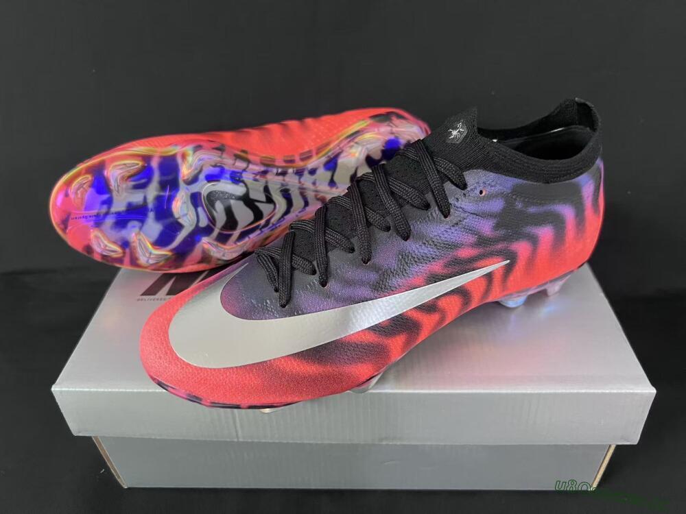Unisex Nike Air Zoom Mercurial Vapor 16 Elite FG Firm Ground Low-Tops Football Boots - Orange/Fiery Sunset/Abyssal Blue