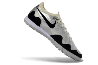 Men's Patta United x Nike Air Zoom Mercurial Vapor 16 Elite TF Artificial Turf Low-Tops Football Shoes - Silver/Black/Silver