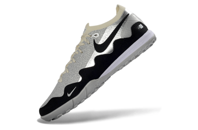 Men's Patta United x Nike Air Zoom Mercurial Vapor 16 Elite TF Artificial Turf Low-Tops Football Shoes - Silver/Black/Silver