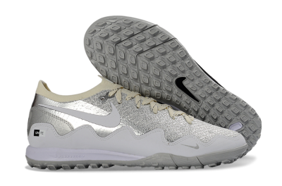 Men's Patta United x Nike Air Zoom Mercurial Vapor 16 Elite TF Artificial Turf Low-Tops Football Shoes - Silver/Black/Silver