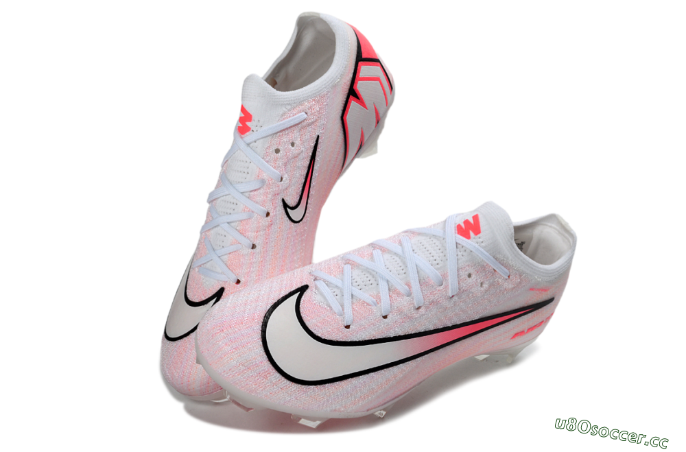 Unisex Nike Air Zoom Mercurial Vapor 16 Elite FG Firm Ground Low-Tops Football Boots - Pink/Electro Pink/Snow White 3