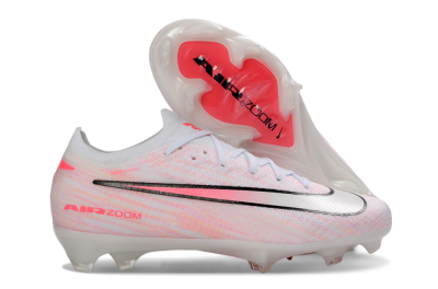 Unisex Nike Air Zoom Mercurial Vapor 16 Elite FG Firm Ground Low-Tops Football Boots - Pink/Electro Pink/Snow White