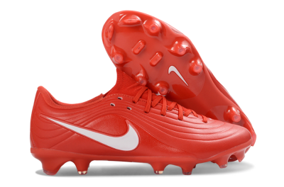 Unisex Nike Tiempo Legend 11 Elite FG Firm Ground Low-Tops Football Boots - Red/Fiery Red/White