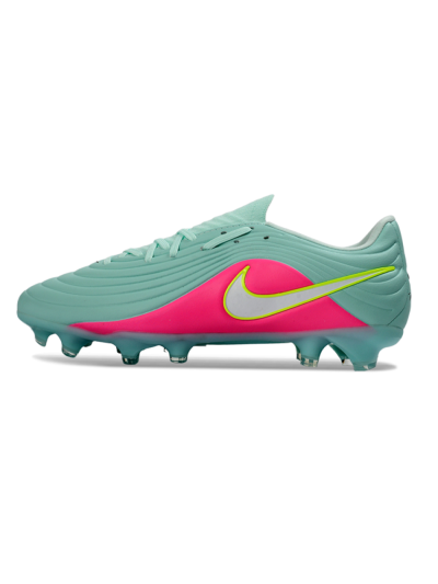 Men's Nike Tiempo Legend 11 Elite FG Firm Ground Low-Tops Football Boots - Aqua/Neon Pink/Lime Green