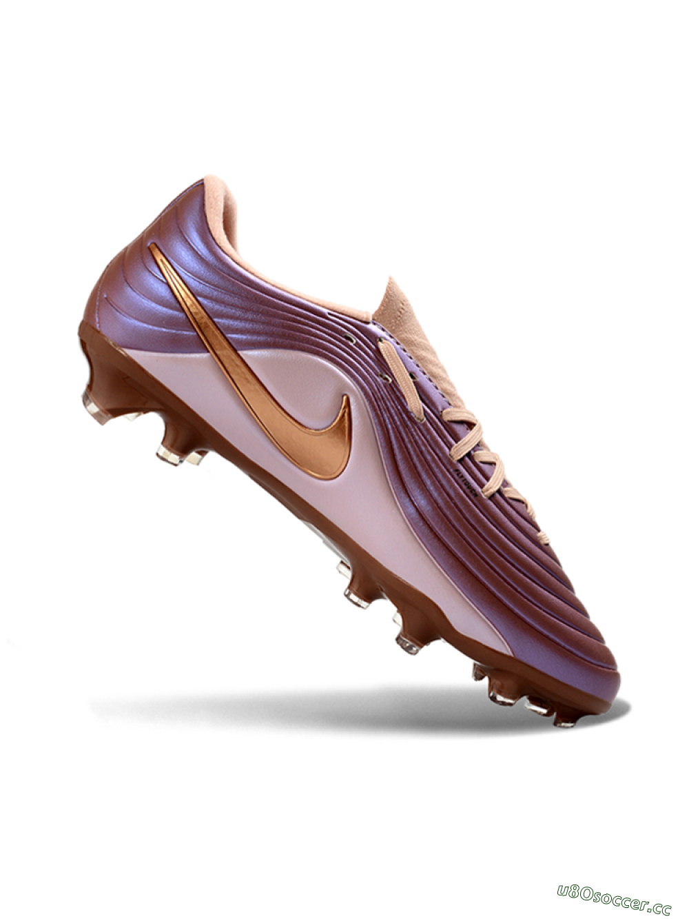 Men's Nike Tiempo Legend 11 Elite FG Firm Ground Low-Tops Football Boots - Bronze/Rose Gold/Soft Pink 4