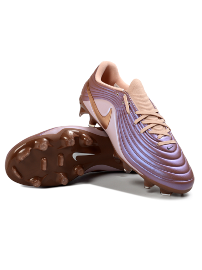 Men's Nike Tiempo Legend 11 Elite FG Firm Ground Low-Tops Football Boots - Bronze/Rose Gold/Soft Pink