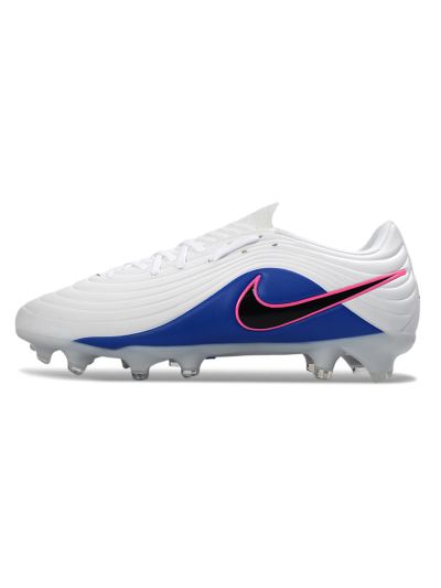 Men's Nike Tiempo Legend 11 Elite FG Firm Ground Low-Tops Football Boots - White/Electric Blue/Fusion Pink