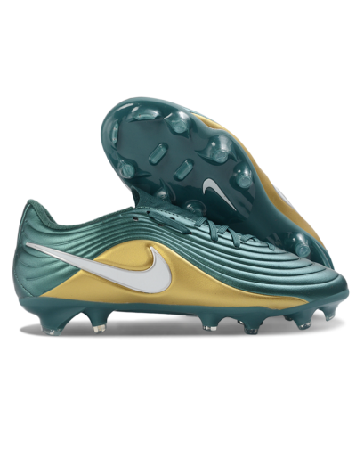 Men's Nike Tiempo Legend 11 Elite FG Firm Ground Low-Tops Football Boots - Teal/Luminous Gold/Metallic Silver