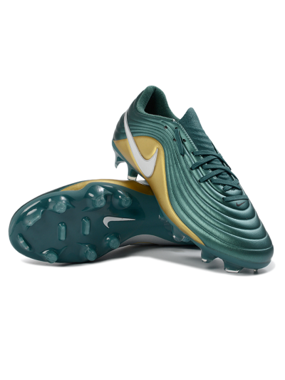 Men's Nike Tiempo Legend 11 Elite FG Firm Ground Low-Tops Football Boots - Teal/Luminous Gold/Metallic Silver