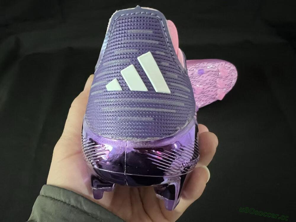 Unisex Adidas F50 Elite FG Firm Ground Low-Tops Football Boots - Pink/Vivid Purple/Soft Pink
