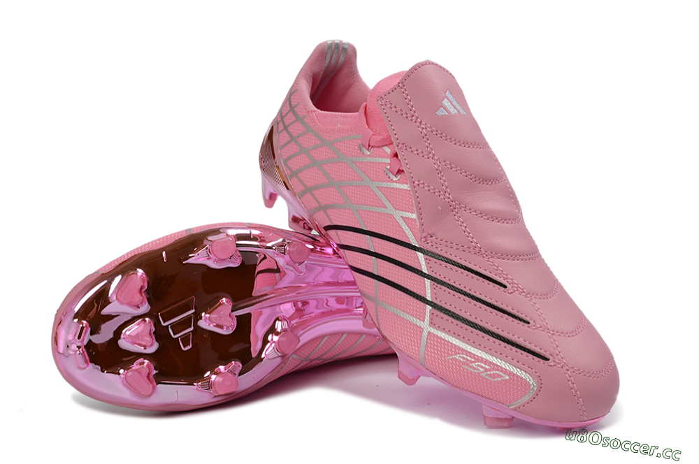Men's Adidas F50 Elite FG Firm Ground Low-Tops Football Boots - Pink/Soft Rose/Glossy Blush 3