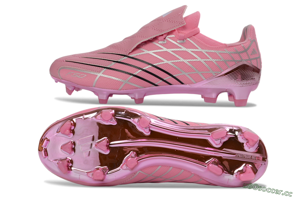 Men's Adidas F50 Elite FG Firm Ground Low-Tops Football Boots - Pink/Soft Rose/Glossy Blush 1