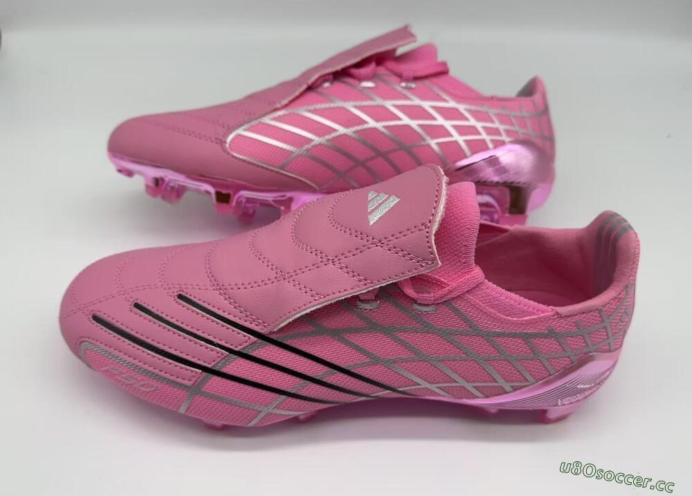Men's Adidas F50 Elite FG Firm Ground Low-Tops Football Boots - Pink/Soft Rose/Glossy Blush
