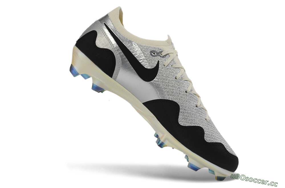 Unisex Patta United x Nike Air Zoom Mercurial Vapor 16 Elite FG Firm Ground Low-Tops Football Boots - Black/Metallic Silver/Neutral Grey 4