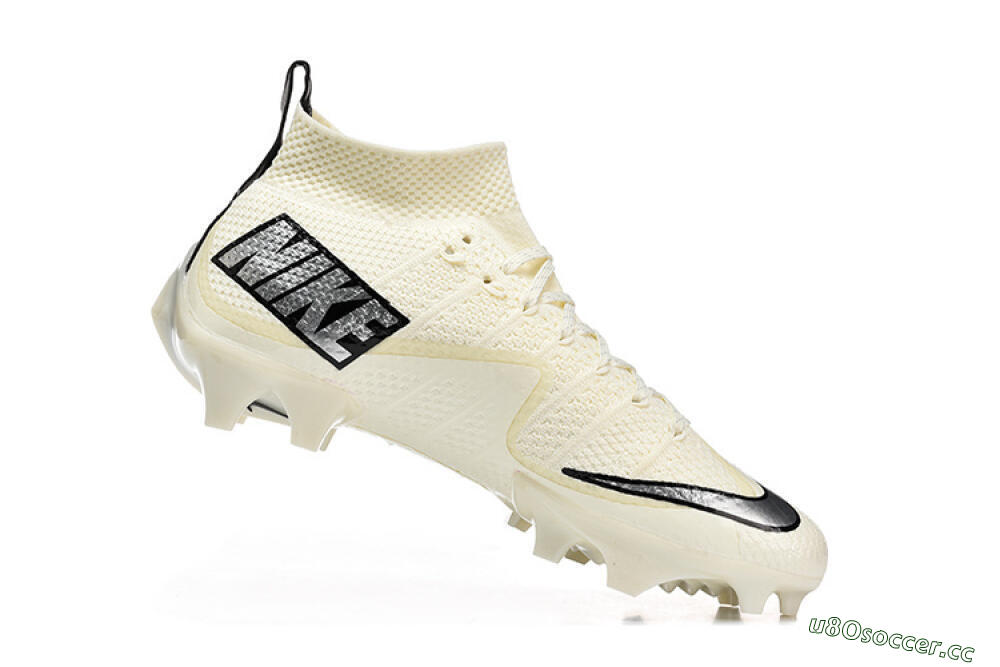 Men's Nike Magista Obra FG Firm Ground High-Tops Football Boots - Ivory/Ivory/Black 7