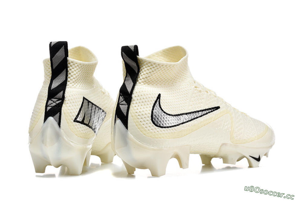 Men's Nike Magista Obra FG Firm Ground High-Tops Football Boots - Ivory/Ivory/Black 9