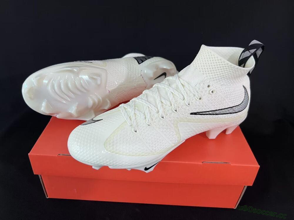 Men's Nike Magista Obra FG Firm Ground High-Tops Football Boots - Ivory/Ivory/Black