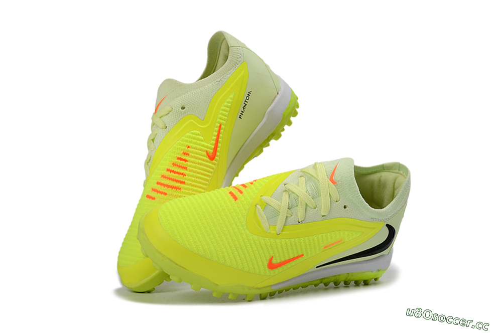 Kids Nike Phantom 6 Elite Low TF Artificial Turf Low-Tops Football Shoes - Yellow/Lime Burst/Black 0