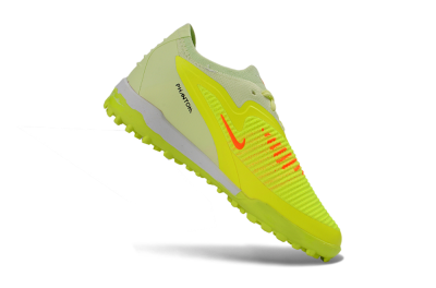 Kids Nike Phantom 6 Elite Low TF Artificial Turf Low-Tops Football Shoes - Yellow/Lime Burst/Black