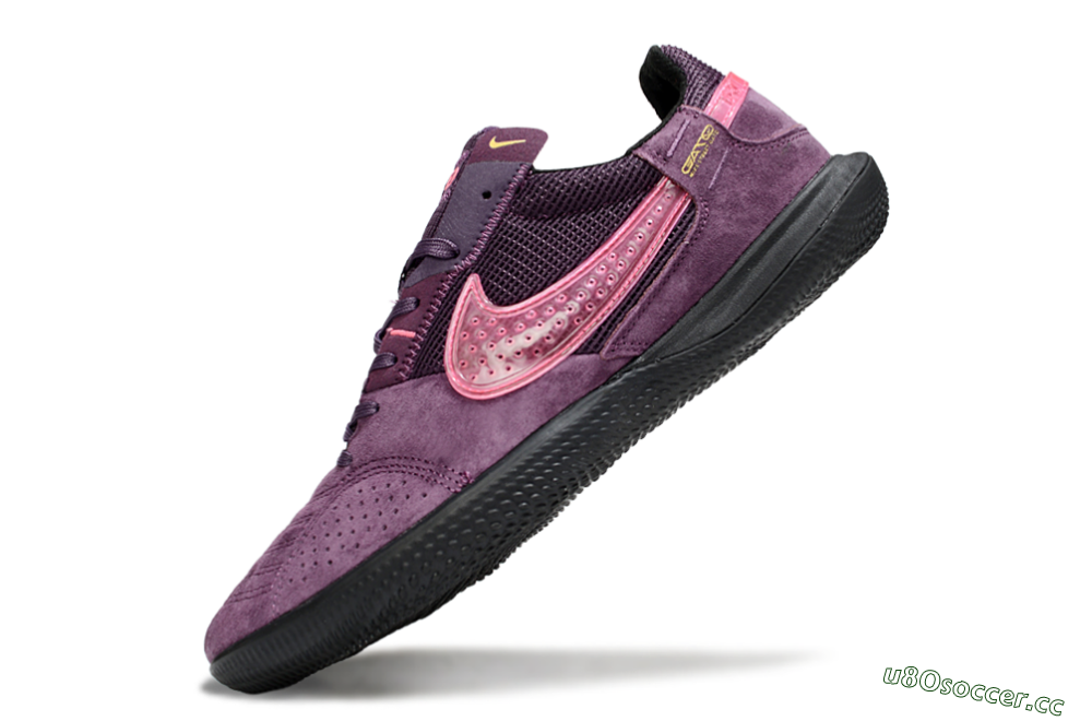 Unisex Nike Street Gato IC Indoor & Futsal Low-Tops Football Shoes - Purple/Dark Orchid/Pink Blush 5