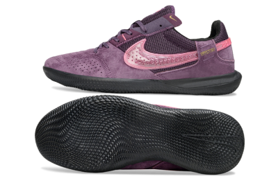 Unisex Nike Street Gato IC Indoor & Futsal Low-Tops Football Shoes - Purple/Dark Orchid/Pink Blush