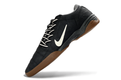 Men's Nike Total 90 III IC Indoor & Futsal Low-Tops Football Shoes - Black/Dark Gray/Rich Brown
