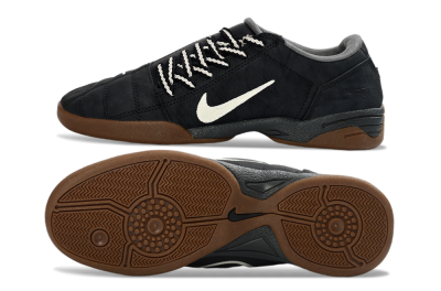 Men's Nike Total 90 III IC Indoor & Futsal Low-Tops Football Shoes - Black/Dark Gray/Rich Brown