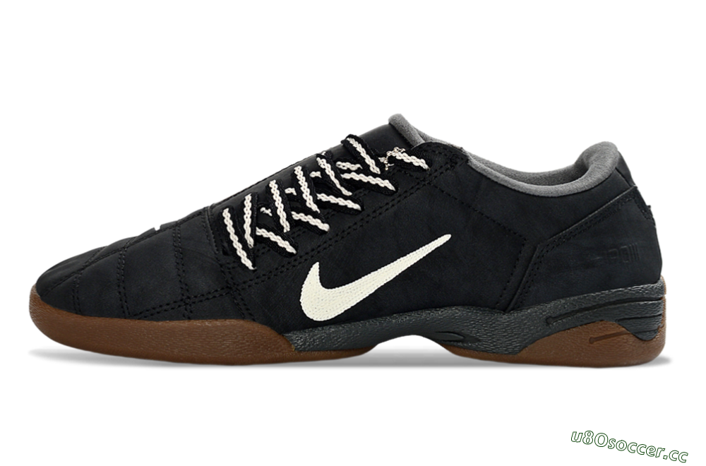 Men's Nike Total 90 III IC Indoor & Futsal Low-Tops Football Shoes - Black/Dark Gray/Rich Brown 0