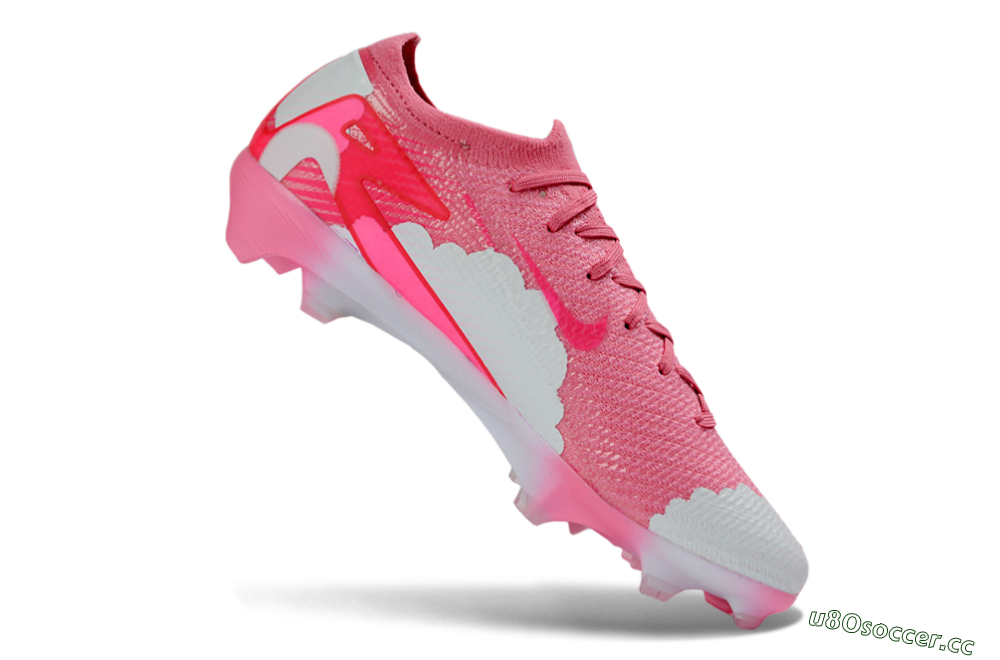 Unisex Nike Air Zoom Mercurial Vapor 16 Elite FG Firm Ground Low-Tops Football Boots - Pink/Bright Pink/Soft White 4