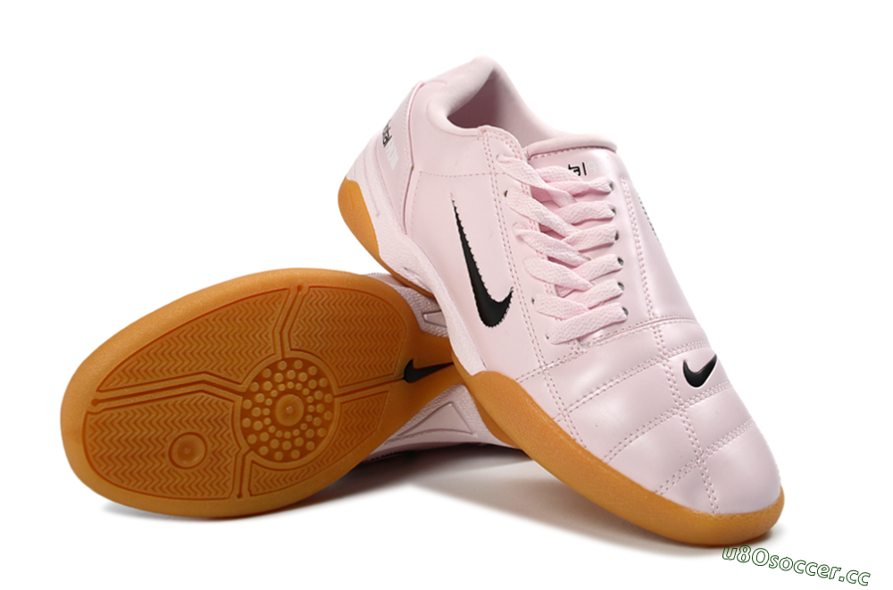 Men's Nike Total 90 III IC Indoor & Futsal Low-Tops Football Shoes - Pink/Soft Pink/Tan 4