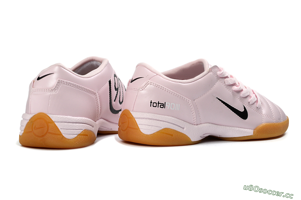 Men's Nike Total 90 III IC Indoor & Futsal Low-Tops Football Shoes - Pink/Soft Pink/Tan 7