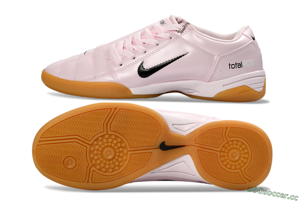 Men's Nike Total 90 III IC Indoor & Futsal Low-Tops Football Shoes - Pink/Soft Pink/Tan 1