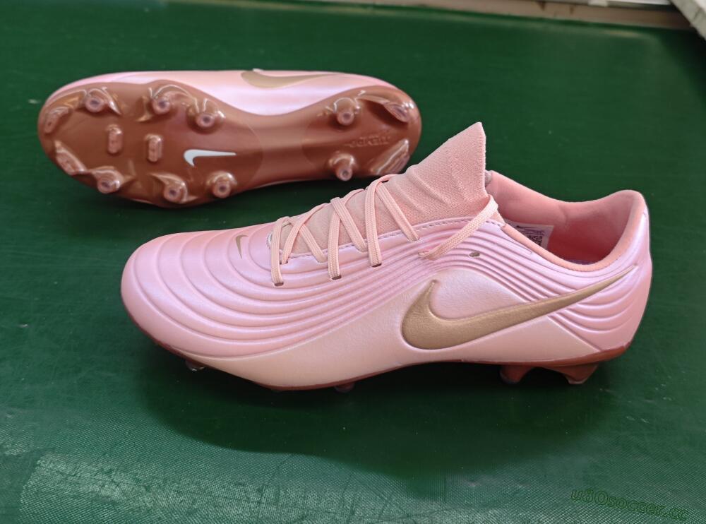 Men's Nike Tiempo Legend 11 Elite FG Firm Ground Low-Tops Football Boots - Pink/Blush Peach/Copper Bronze