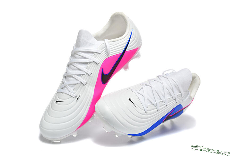 Men's Nike Tiempo Legend 11 Elite FG Firm Ground Low-Tops Football Boots - Blue/Vibrant Blue/Neon Pink 6