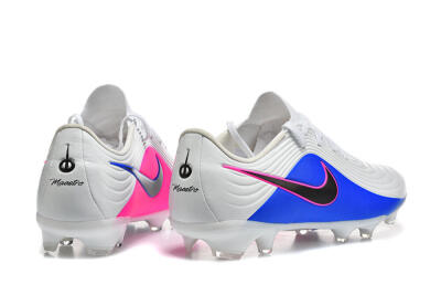 Men's Nike Tiempo Legend 11 Elite FG Firm Ground Low-Tops Football Boots - Blue/Vibrant Blue/Neon Pink