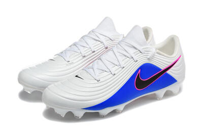 Men's Nike Tiempo Legend 11 Elite FG Firm Ground Low-Tops Football Boots - Blue/Vibrant Blue/Neon Pink
