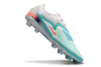 Men's Nike Phantom 6 Elite Low AG Artificial Grass Low-Tops Football Boots - Aqua/Ocean Breeze/Sunset Glow