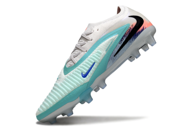 Men's Nike Phantom 6 Elite Low AG Artificial Grass Low-Tops Football Boots - Aqua/Ocean Breeze/Sunset Glow