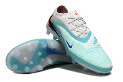 Men's Nike Phantom 6 Elite Low AG Artificial Grass Low-Tops Football Boots - Aqua/Ocean Breeze/Sunset Glow