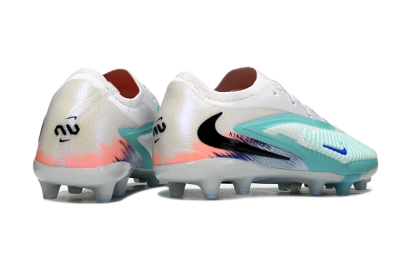 Men's Nike Phantom 6 Elite Low AG Artificial Grass Low-Tops Football Boots - Aqua/Ocean Breeze/Sunset Glow